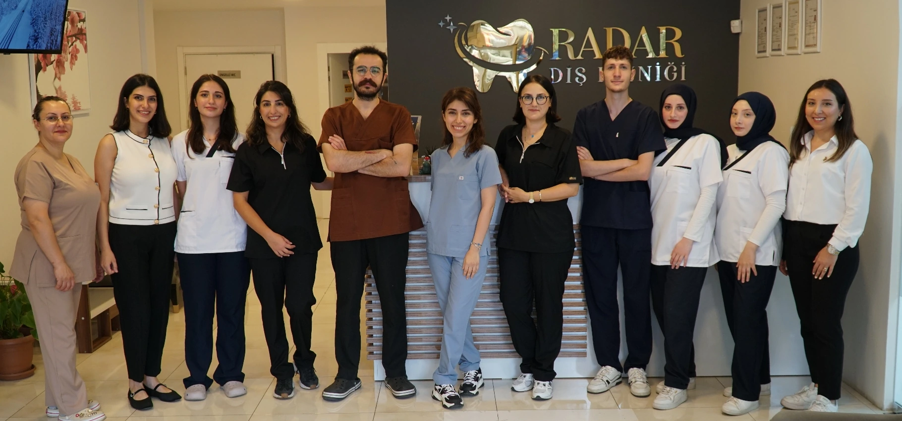 The Radar Dent team at the clinic entrance